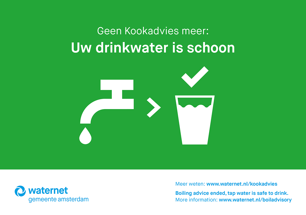 Brievenbuskaart groen Water meeneemmethode