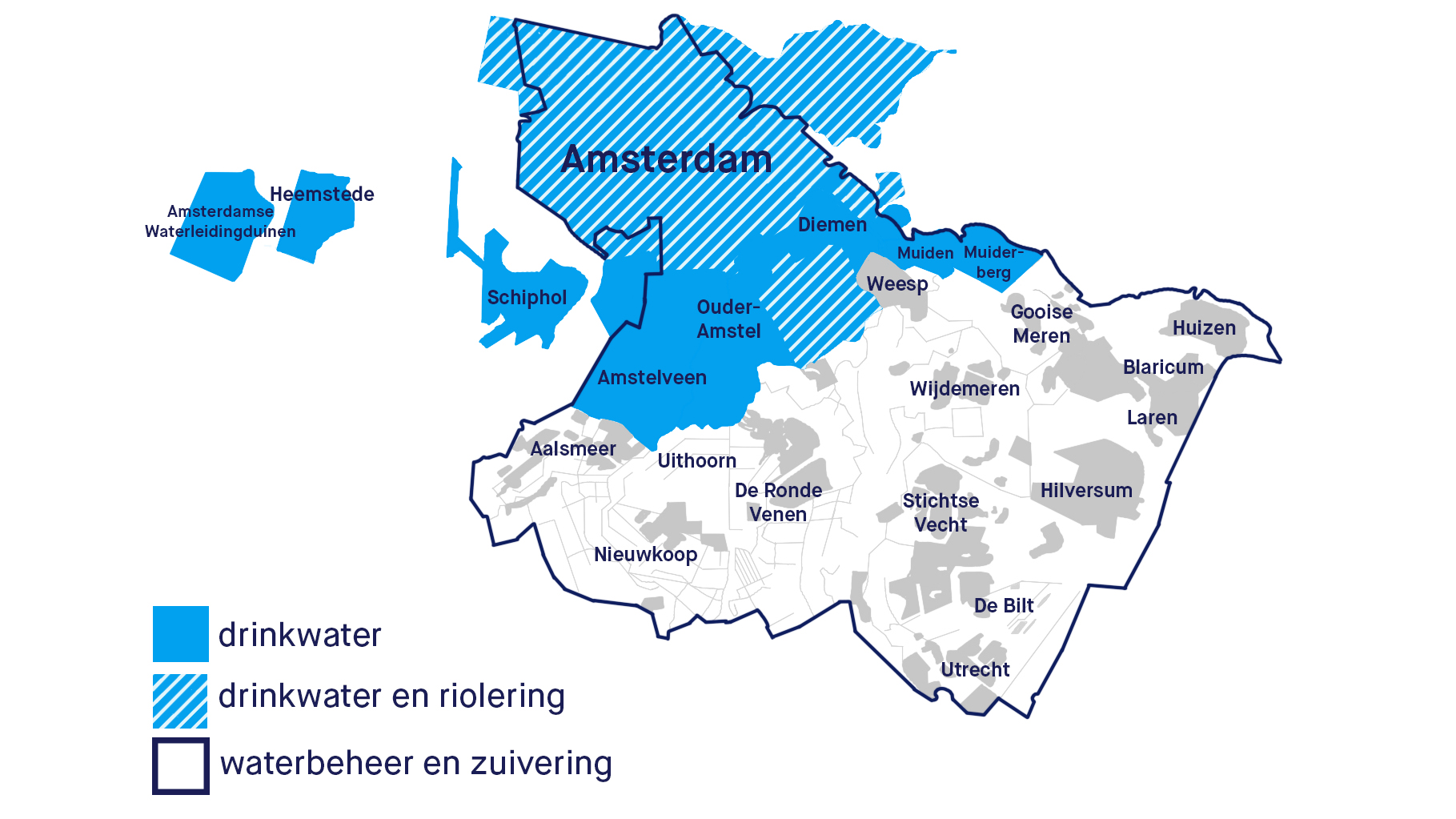 Werkgebied van Waternet