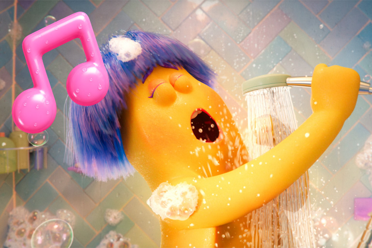 liedje onder de douche